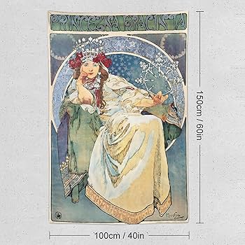 アルフォンス・ミュシャ、「ヒヤシンス姫」のポスター、希少な画集より 41sVgX6S1PL._SS200_.jpg
